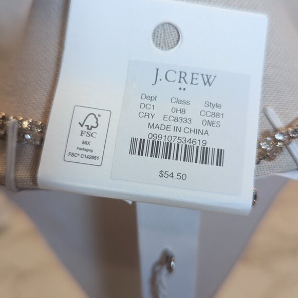 J.Crew Factory Double-layer Crystal Tennis Necklace - Picture 5 of 6